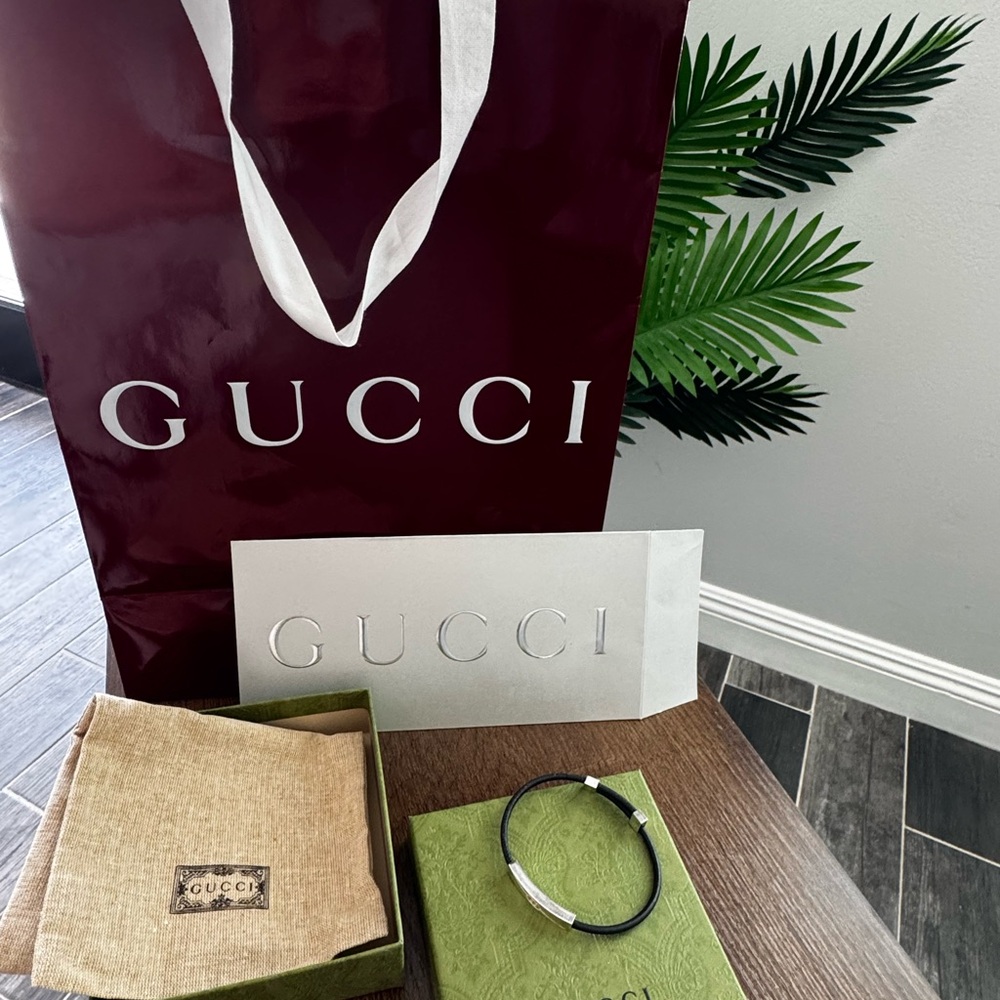 Gucci Diagonal Interlocking Bracelet - image 2